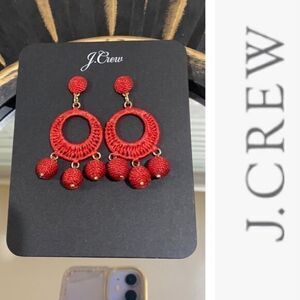 J Crew Triple Drop Earrings